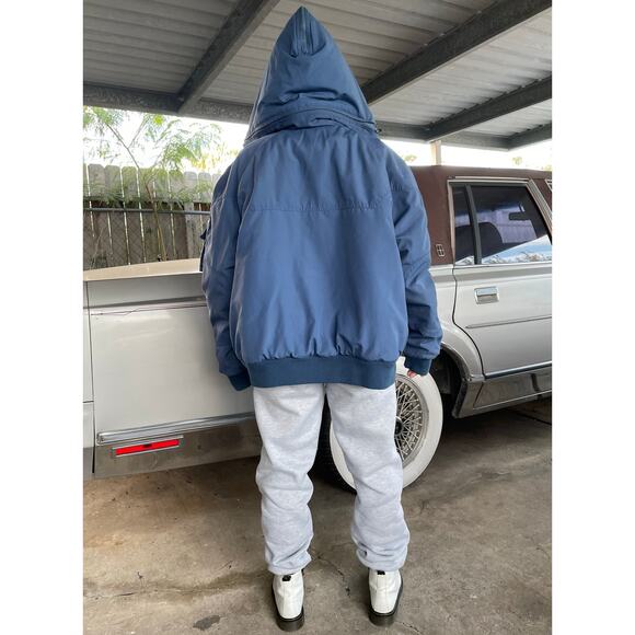 š„Vintage Midwest Traders Unisex Utility Retro Bomber Jacket Plaid Blanket lined - Picture 4 of 15